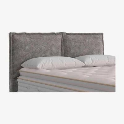 Furniture Village The Handmade Bed Company - Standford Headboard - Super King - Teddy Steel
