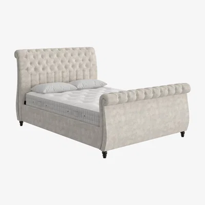 Furniture Village Churchill High Foot End Bed Frame - Super King - White
