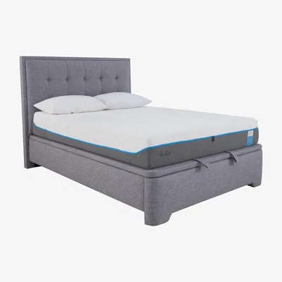 Furniture Village Athos Ottoman Bedframe - Super King - Grey