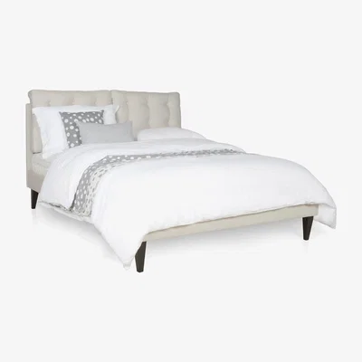 Heal's Heal's Mistral Bed Super King Velvet Charcoal Black Feet - Heal's UK Bedroom Furniture