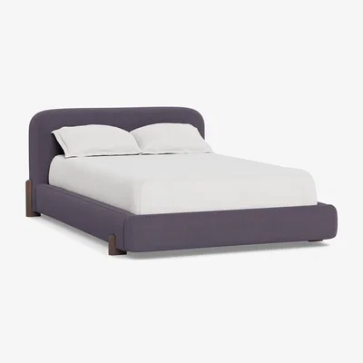 Heal's Heal's Nuvola Super King Bed Linen Shadow Black Painted Feet - Heal's UK Bedroom Furniture