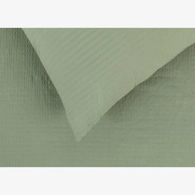 Heal's Heal's Seersucker Sage Green Bed Linen Set Super King