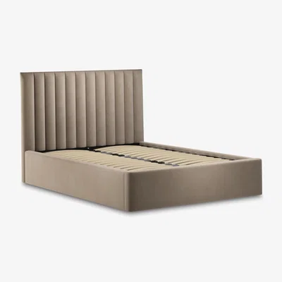 John Lewis John Lewis Fluted Ottoman Storage Upholstered Bed Frame, Super King Size