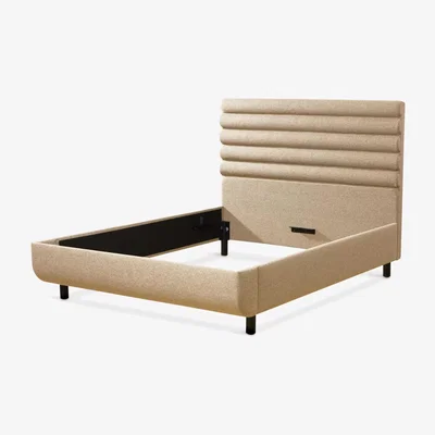 John Lewis TEMPUR® Arc™ Static Disc Vectra Upholstered Bed Frame, Super King Size