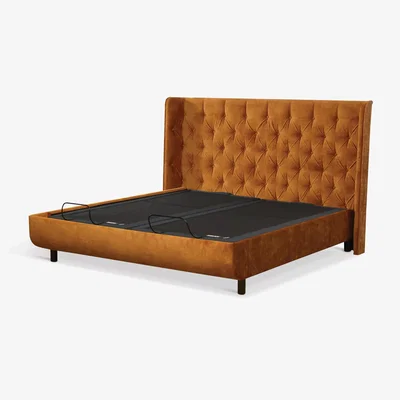 John Lewis TEMPUR® Arc™ Ergo® Smart Luxury Upholstered Bed Frame, Super King Size