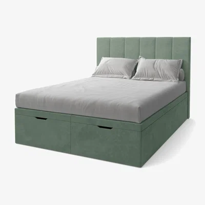 John Lewis Koti Home Avon Upholstered Ottoman Storage Bed, Super King Size
