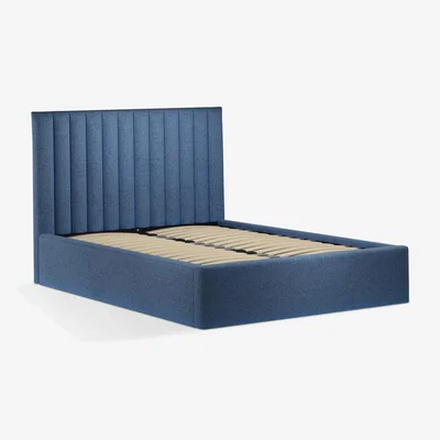 John Lewis John Lewis Fluted Ottoman Storage Upholstered Bed Frame, Super King Size