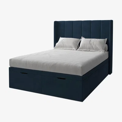 John Lewis Koti Home Adur Upholstered Ottoman Storage Bed, Super King Size