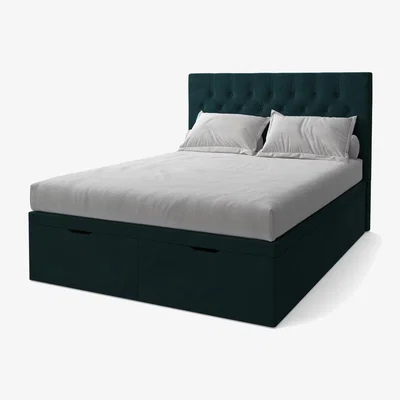 John Lewis Koti Home Eden Upholstered Ottoman Storage Bed, Super King Size