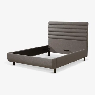 John Lewis TEMPUR® Arc™ Static Disc Vectra Upholstered Bed Frame, Super King Size