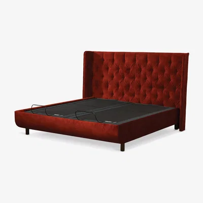 John Lewis TEMPUR® Arc™ Ergo® Smart Luxury Upholstered Bed Frame, Super King Size