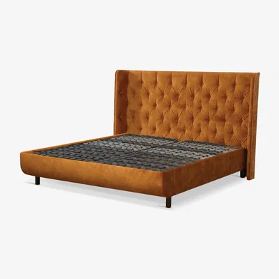 John Lewis TEMPUR® Arc™ Static Disc Luxury Upholstered Bed Frame, Super King Size
