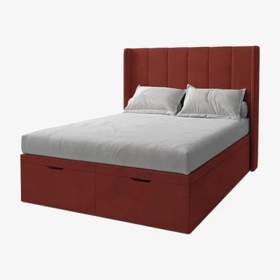John Lewis Koti Home Adur Upholstered Ottoman Storage Bed, Super King Size