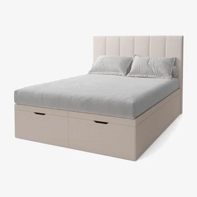 John Lewis Koti Home Avon Upholstered Ottoman Storage Bed, Super King Size