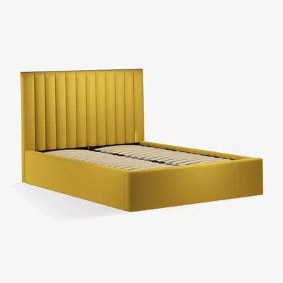 John Lewis John Lewis Fluted Ottoman Storage Upholstered Bed Frame, Super King Size