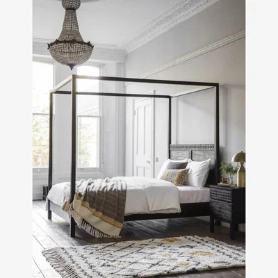 Knees Khaleesi Mango Wood 4 Poster Super King Bed Frame