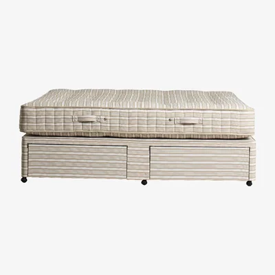 OKA Zamindar Four Poster Bed, Super King - Natural