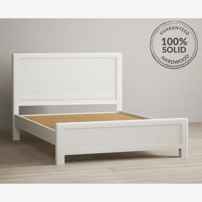 Oak&More Bradwell Oak and Chalk White Painted Super King size Bed