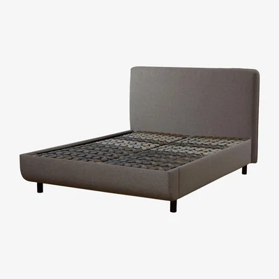Downtown Tempur Arc Static Disc Bed Base - Super King - 180cm x 200cm - Brown - Vectra Headboard