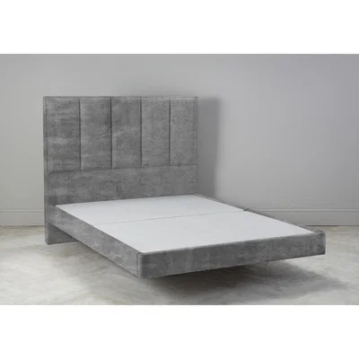 Perch and Parrow Waft 6' Super King Size Bed Frame in Cloudy Grey