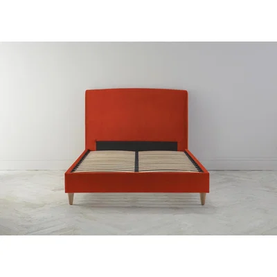 Perch and Parrow Ted 6' Super King Ottoman Bed Frame in Marmalade Orange