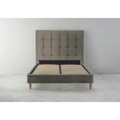 Perch and Parrow Hopper 6' Super King Bed Frame in Welsh Flint