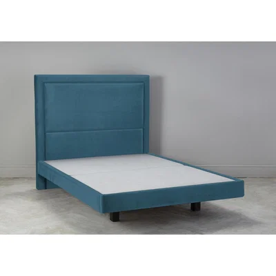 Perch and Parrow Hover 6' Super King Size Bed Frame in Spanish Blue