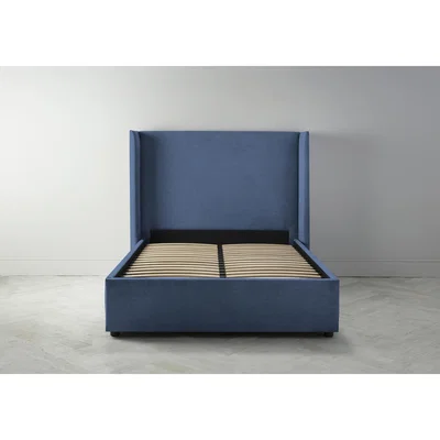 Perch and Parrow Suzie 6' Super King Bed Frame in Oxford Blue
