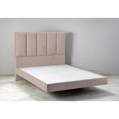 Perch and Parrow Waft 6' Super King Size Bed Frame in Portrait Pink