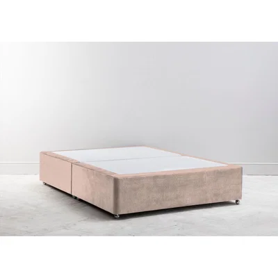 Perch and Parrow Buxton 6' Super King Size Bed Base in Rose Petal