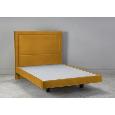 Perch and Parrow Hover 6' Super King Size Bed Frame in Medallion Gold