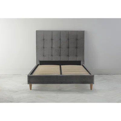 Perch and Parrow Hopper 6' Super King Bed Frame in Champagne Shower