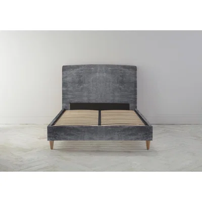 Perch and Parrow Ted 6' Super King Ottoman Bed Frame in Rhino Grey