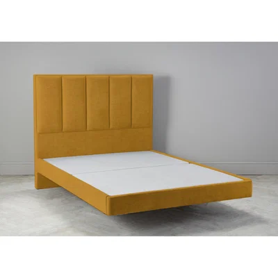Perch and Parrow Waft 6' Super King Size Bed Frame in Medallion Gold