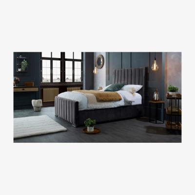 The Range Redding Plush Bed Frame - Steel / Superking