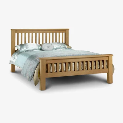 The Range Amsterdam Oak Bed Frame  - Oak / Super King