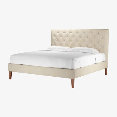 Sofa.com Rosalie 130cm Super King Bed in Chantilly Aquaclean Clever Chenille