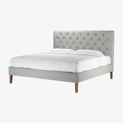 Sofa.com Rosalie 130cm Super King Bed in Wishing Well Organic Smart Cotton