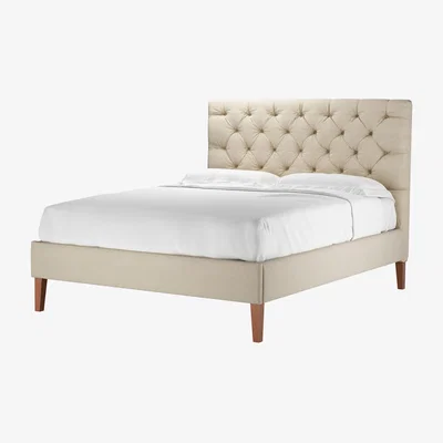 Sofa.com Rosalie 130cm King Bed in Moon Smart Cotton - sofa.com