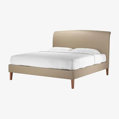 Sofa.com Thea Super King Bed in Coconut Soft Leather - sofa.com