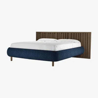 Sofa.com Florence Super King Bed in Channel Blue Sandgate - sofa.com