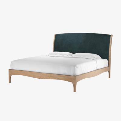 Sofa.com Emilia Super King Bed in Deep Forest Aquaclean Clever Velvet