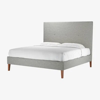 Sofa.com Avery 150cm Super King Bed in Grey Marl Highland Tweed - sofa.com