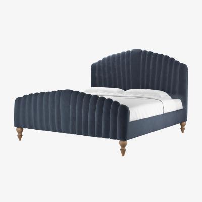 Sofa.com Bella Super King Bed in Skyfall Cotton Matt Velvet