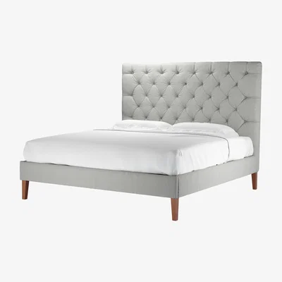 Sofa.com Rosalie 150cm Super King Bed in Wishing Well Organic Smart Cotton