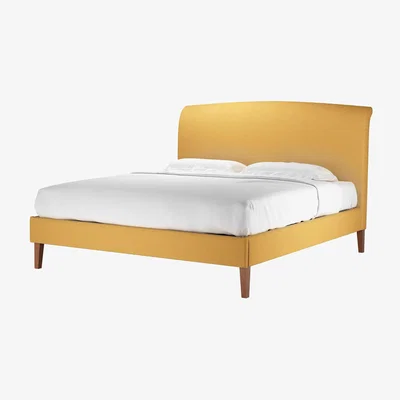 Sofa.com Thea Super King Bed in Ochre Easy Cotton - sofa.com
