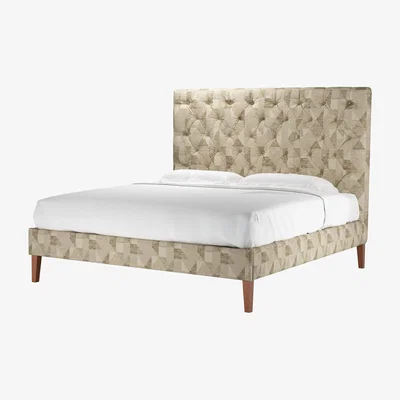 Sofa.com Rosalie 150cm Super King Bed in Desert Pyramid Textured Weave - sofa.com