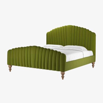 Sofa.com Bella Super King Bed in Vine Leaf Organic Smart Cotton