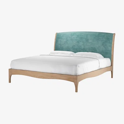 Sofa.com Emilia Super King Bed in Santorini Easy Care Velvet - sofa.com