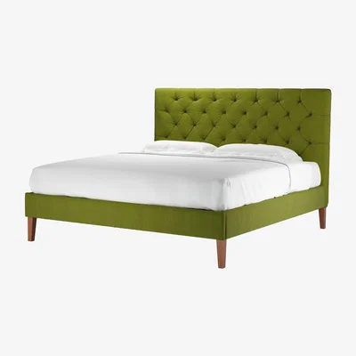 Sofa.com Rosalie 130cm Super King Bed in Vine Leaf Organic Smart Cotton
